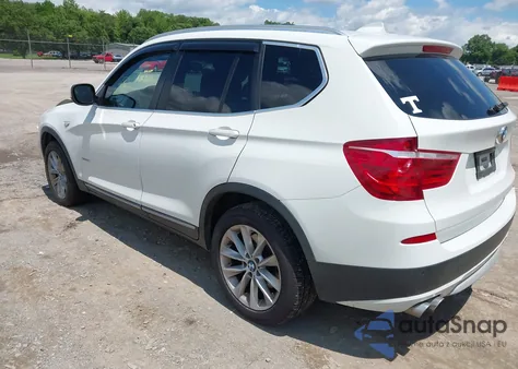 2012 BMW X3 xDrive28I из США, поврежденный, VIN 5UXWX5C57CL726367